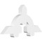 Ekena Millwork Ericson Architectural Grade PVC Gable Bracket, 48"W x 24"H x 4"D x 6"F, 12/12 Pitch GBP048X24X0406ERI00 - alternate 1